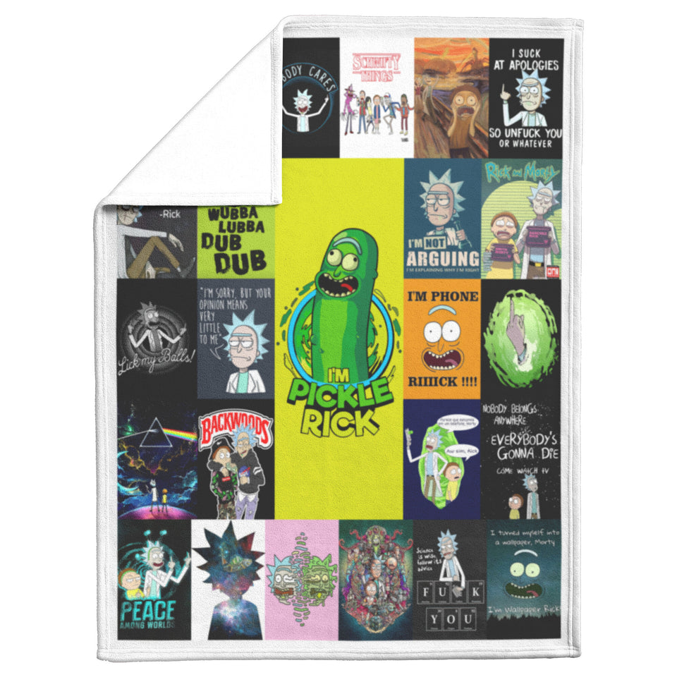 Rick And Morty Blanket