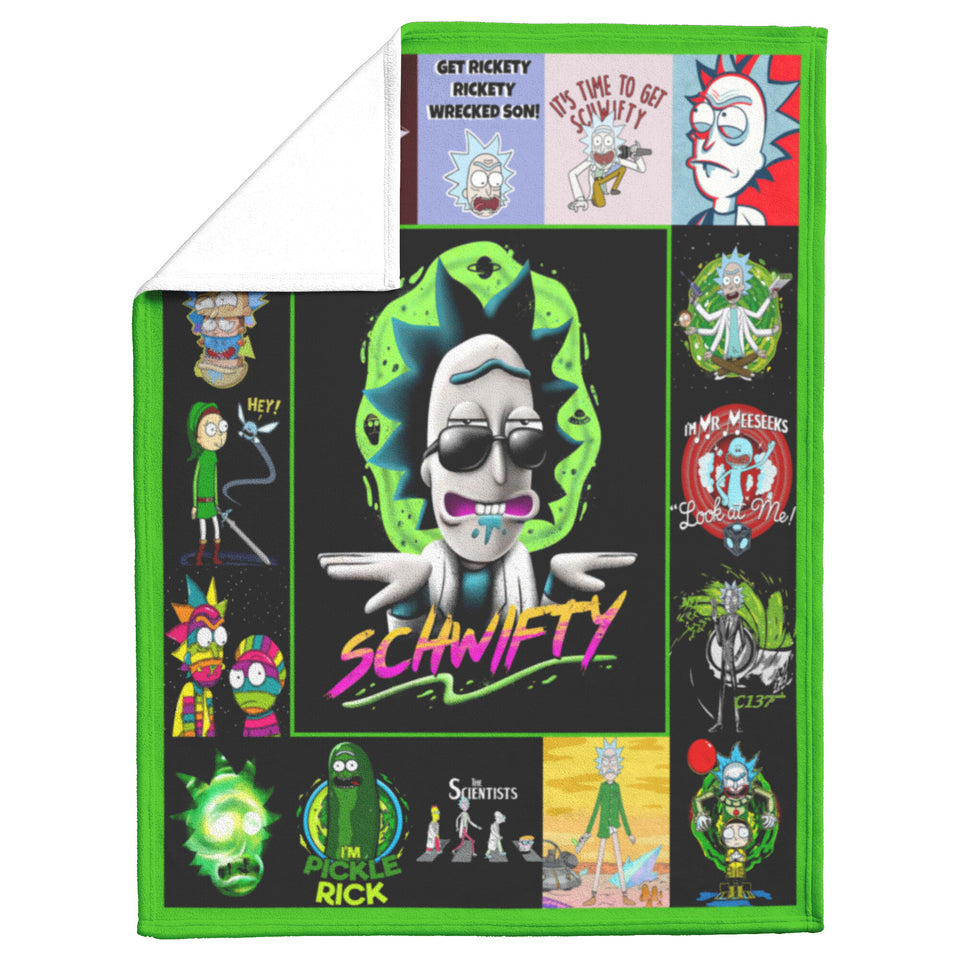 Rick And Morty Blanket