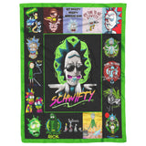 Rick And Morty Blanket