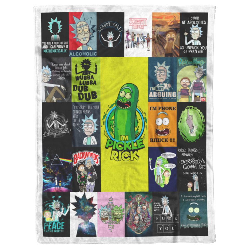 Rick And Morty Blanket