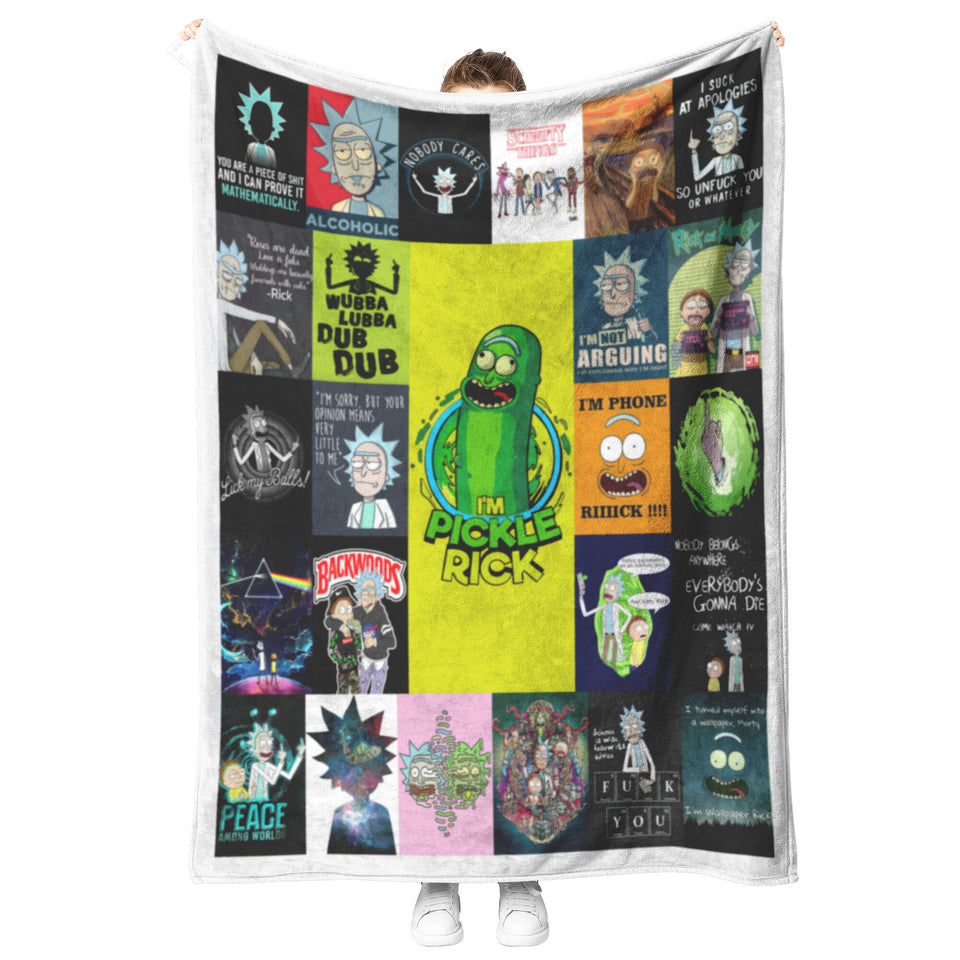 Rick And Morty Blanket