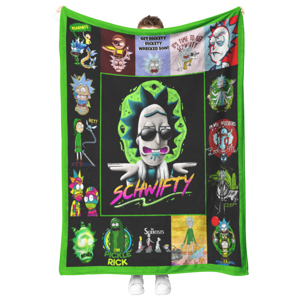 Rick And Morty Blanket