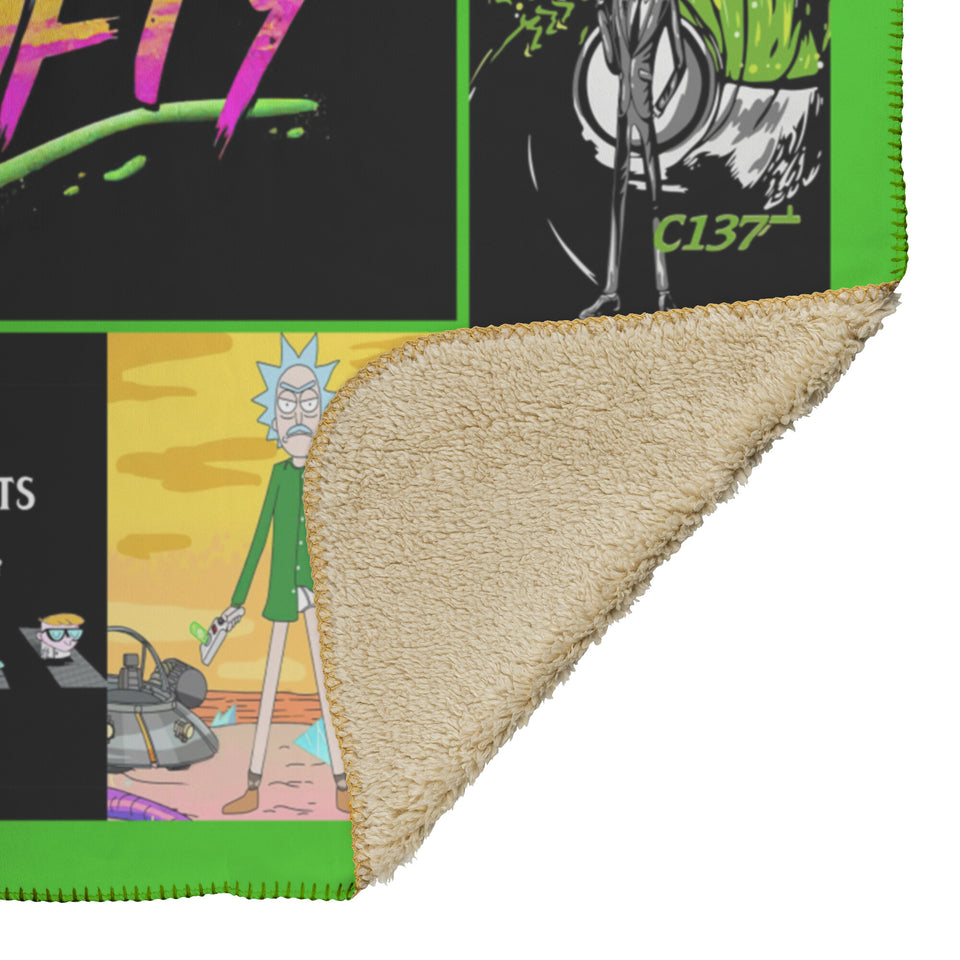 Rick And Morty Blanket