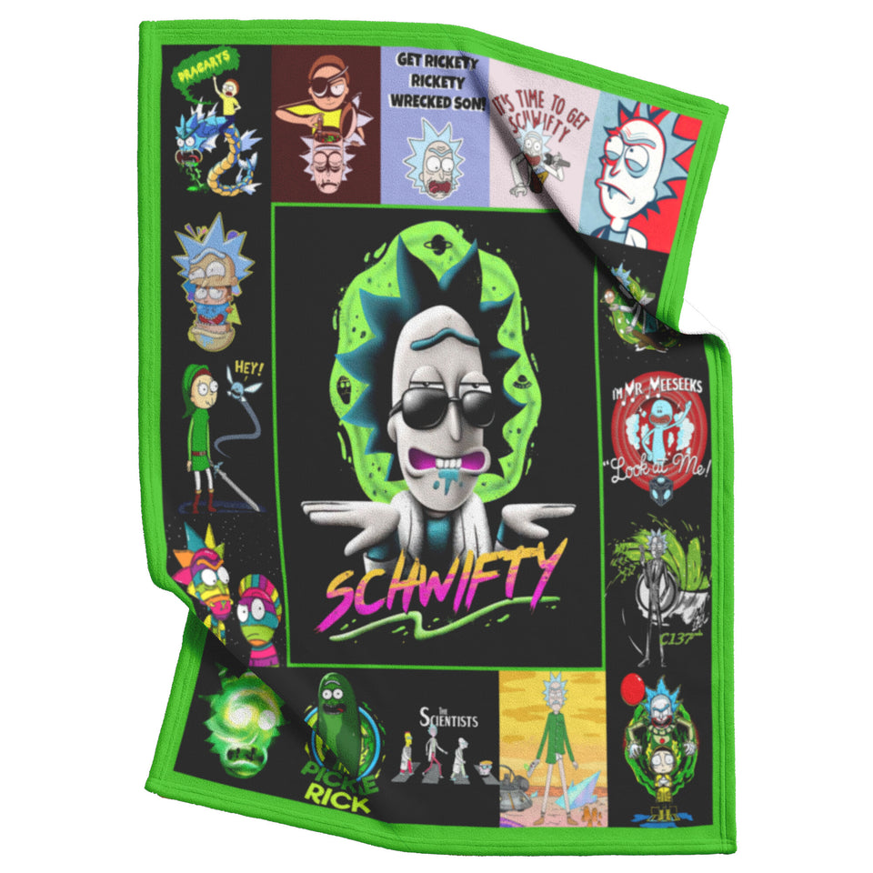 Rick And Morty Blanket