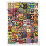 Rock Band Collage Flannel Blanket copy