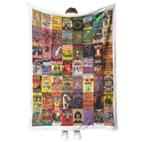 Rock Band Collage Flannel Blanket copy