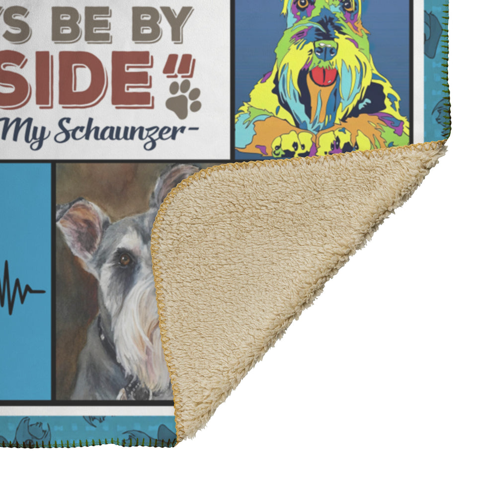 Schnauzer Dog 3 Quilt Blanket I1D2