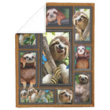Sloth Blanket, Just A Girl Who Loves Sloths  blanket