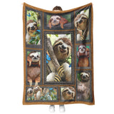 Sloth Blanket, Just A Girl Who Loves Sloths  blanket