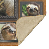 Sloth Blanket, Just A Girl Who Loves Sloths  blanket