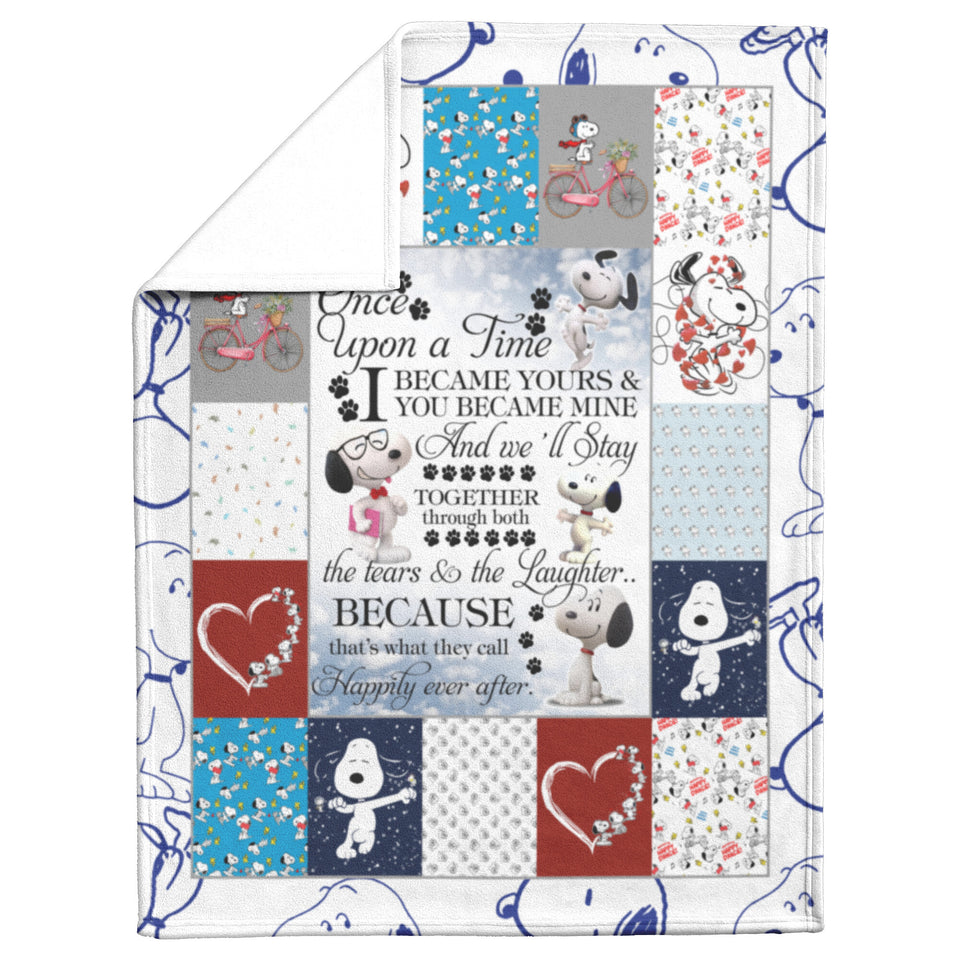 Snoopy Blanket, Once upon a time Quilt copy
