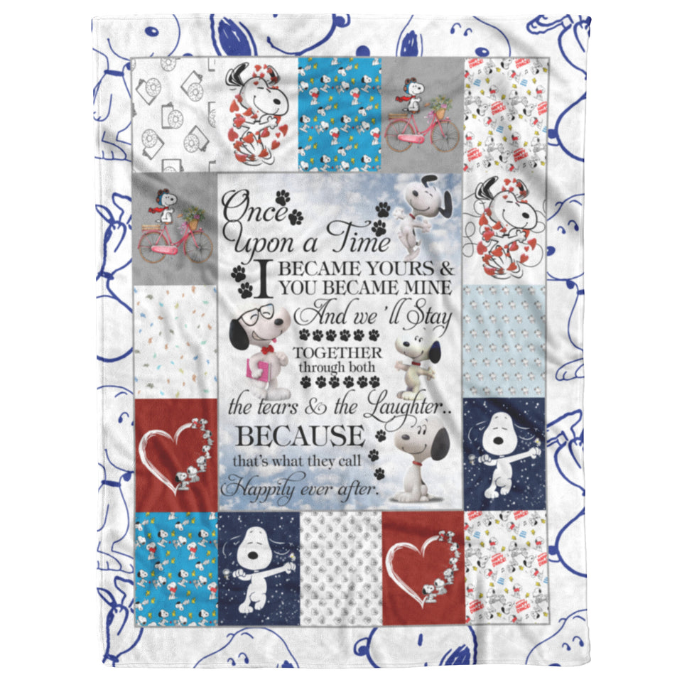 Snoopy Blanket, Once upon a time Quilt copy