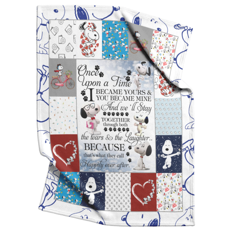 Snoopy Blanket, Once upon a time Quilt copy