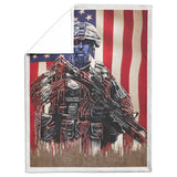 Soldier American Flag
