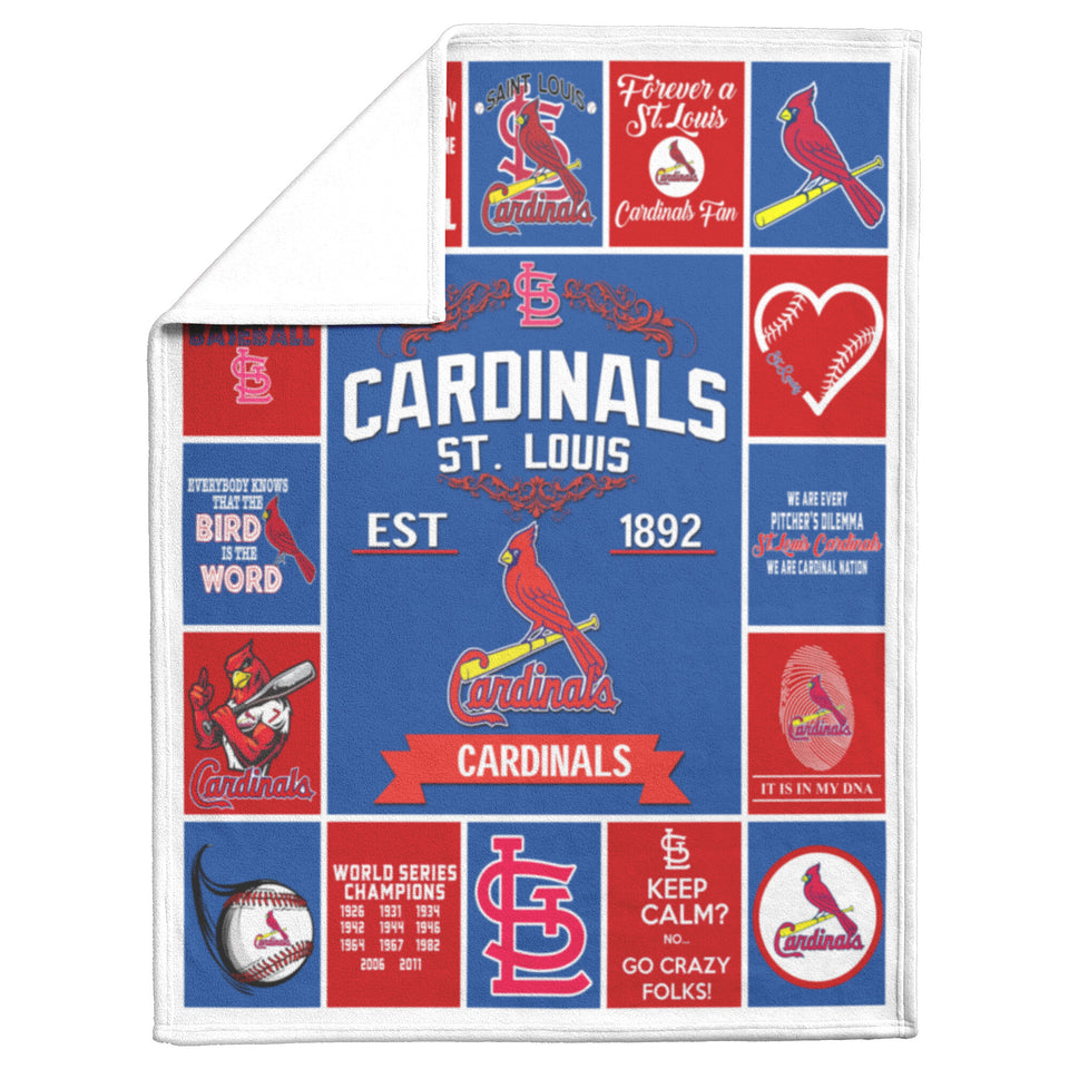 St. Louis Cardinals quilt blanket