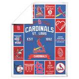 St. Louis Cardinals quilt blanket