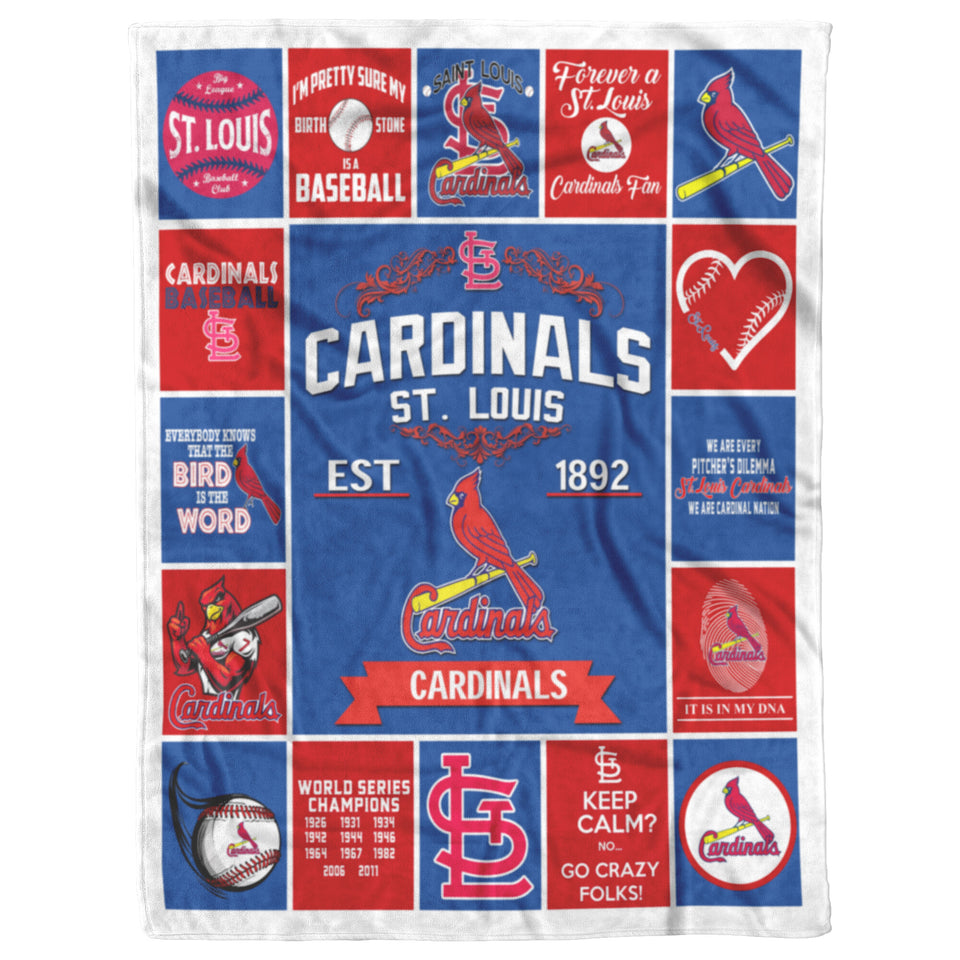 St. Louis Cardinals quilt blanket