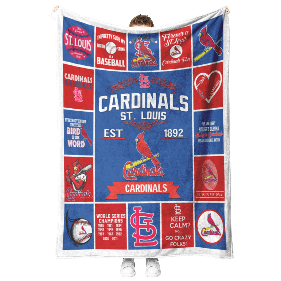 St. Louis Cardinals quilt blanket