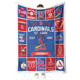 St. Louis Cardinals quilt blanket