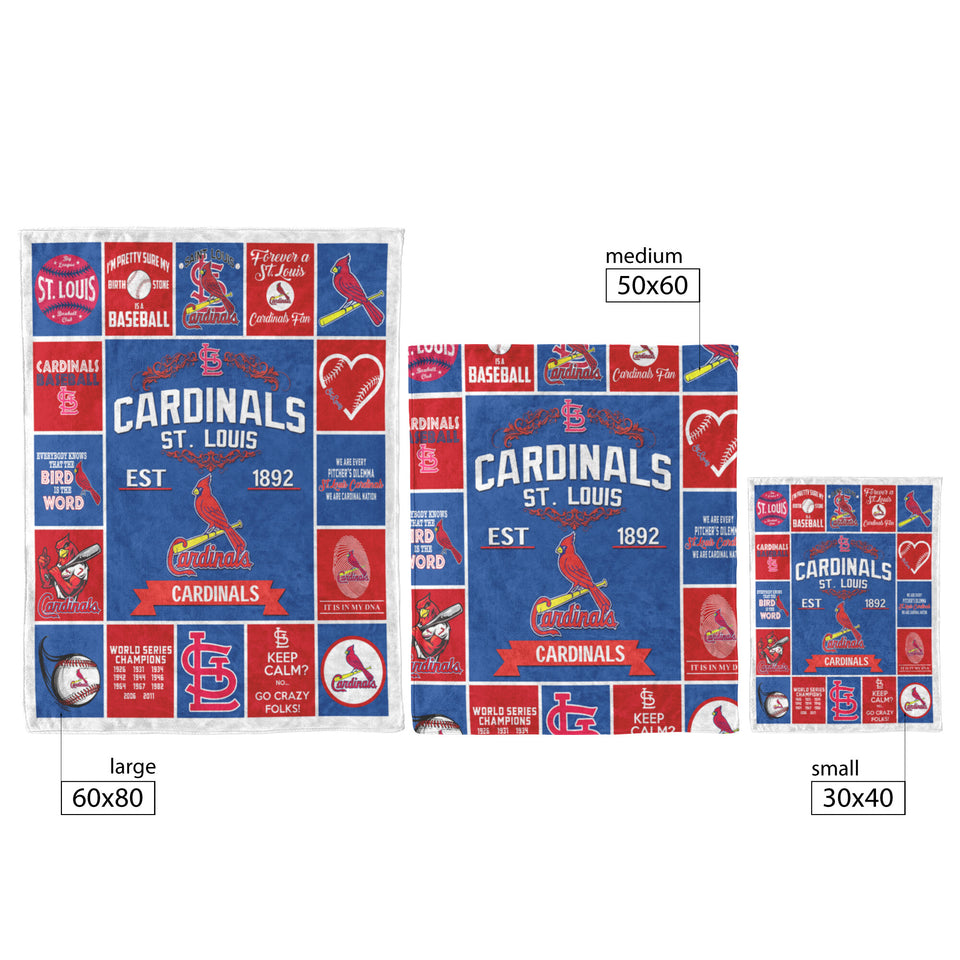 St. Louis Cardinals quilt blanket