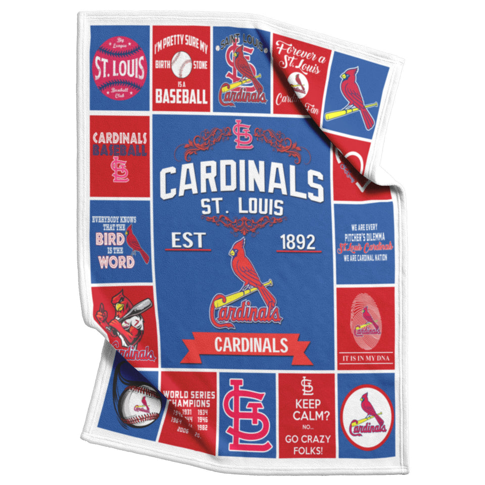 St. Louis Cardinals quilt blanket