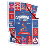 St. Louis Cardinals quilt blanket