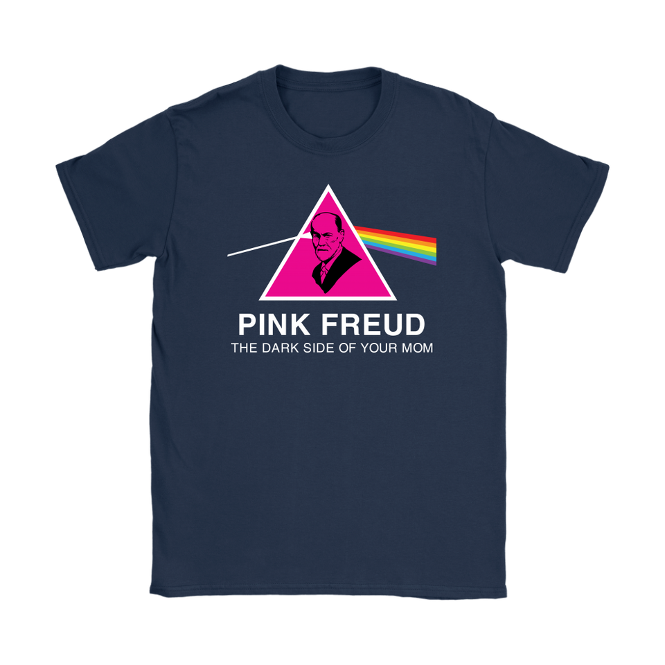 Mr.Jyotis Pink Freud The Dark Side of Your Mom T-Shirt Womens Morden - TL