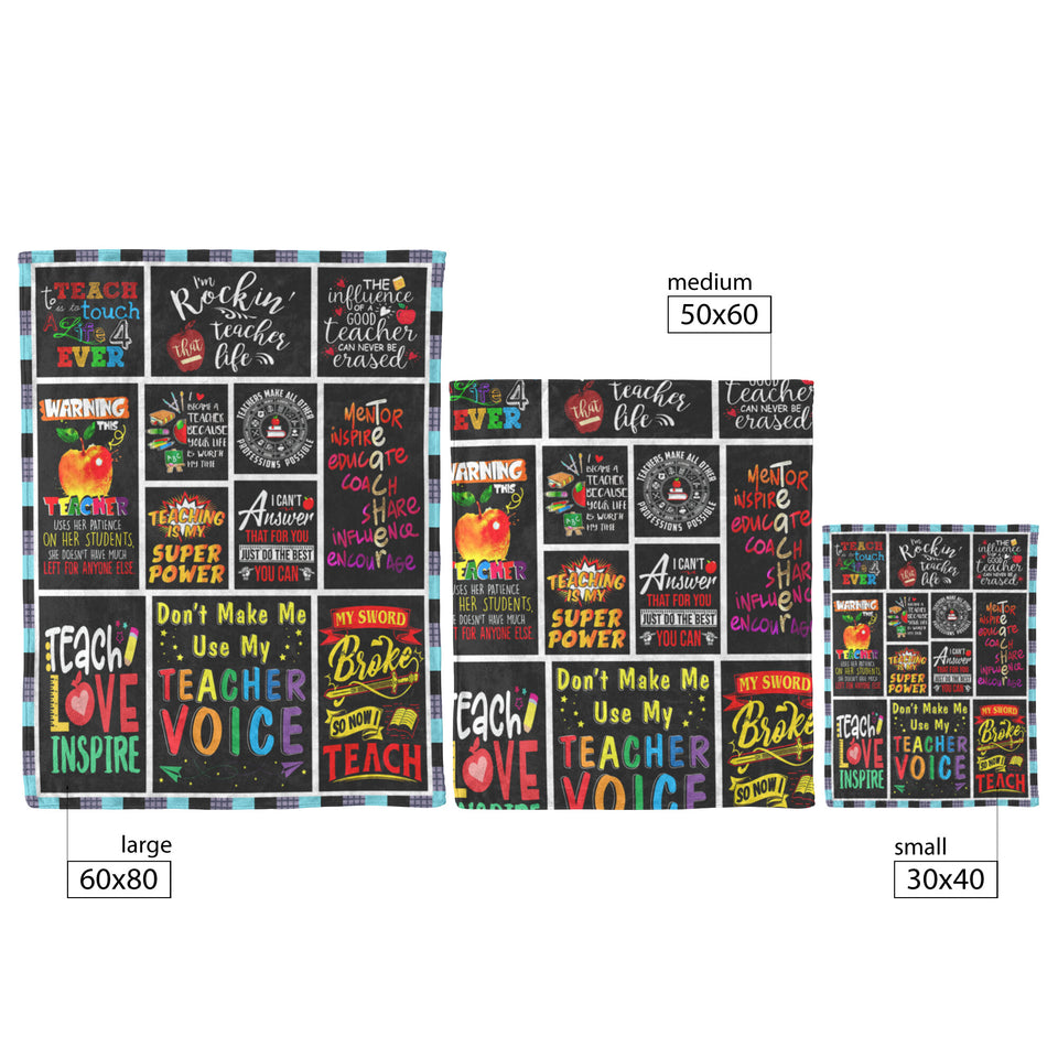 Teacher Blanket for Birthday Back to School Teachers' Day 60x80