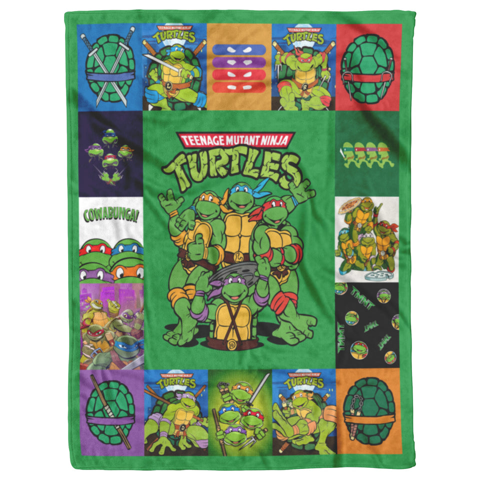 Teenage Mutant Ninja Turtles Blanket, Teenage Mutant Ninja Turtles Quilt Ver 2 copy