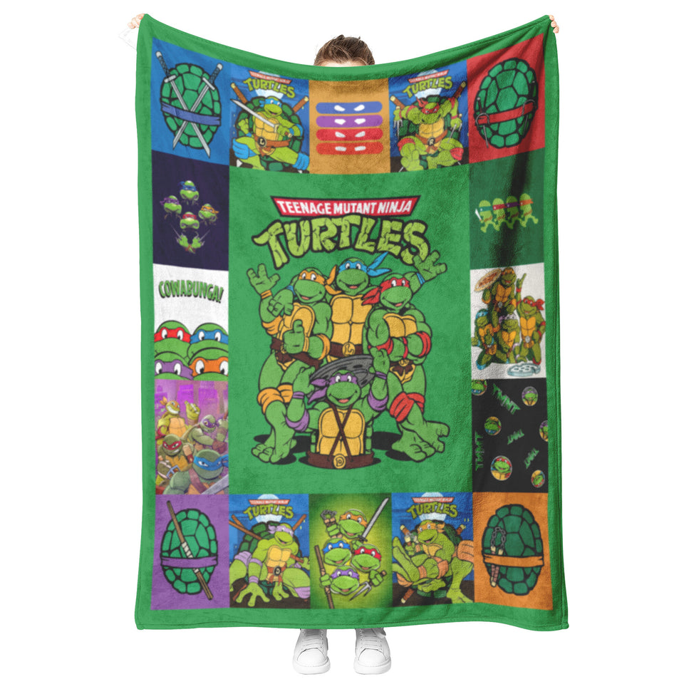 Teenage Mutant Ninja Turtles Blanket, Teenage Mutant Ninja Turtles Quilt Ver 2 copy