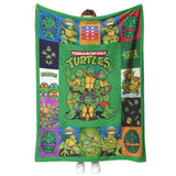 Teenage Mutant Ninja Turtles Blanket, Teenage Mutant Ninja Turtles Quilt Ver 2 copy
