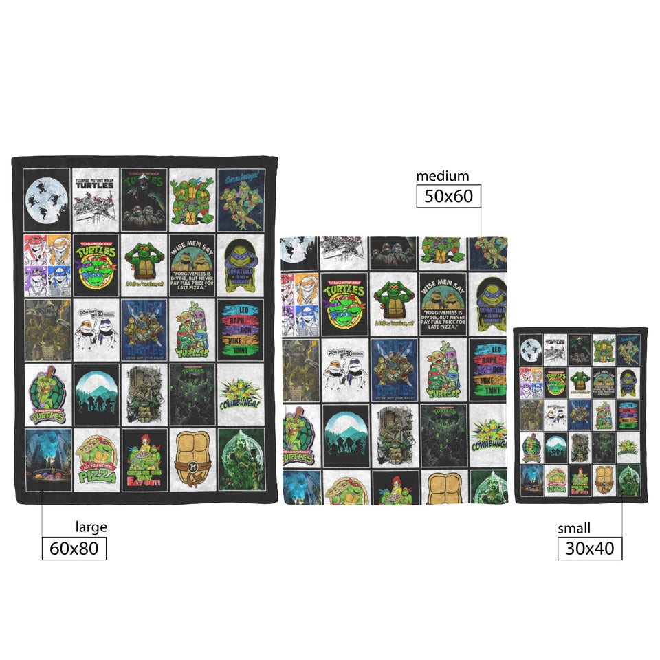 Teenage Mutant Ninja Turtles Blanket, Teenage Mutant Ninja Turtles Quilt Ver 3 copy