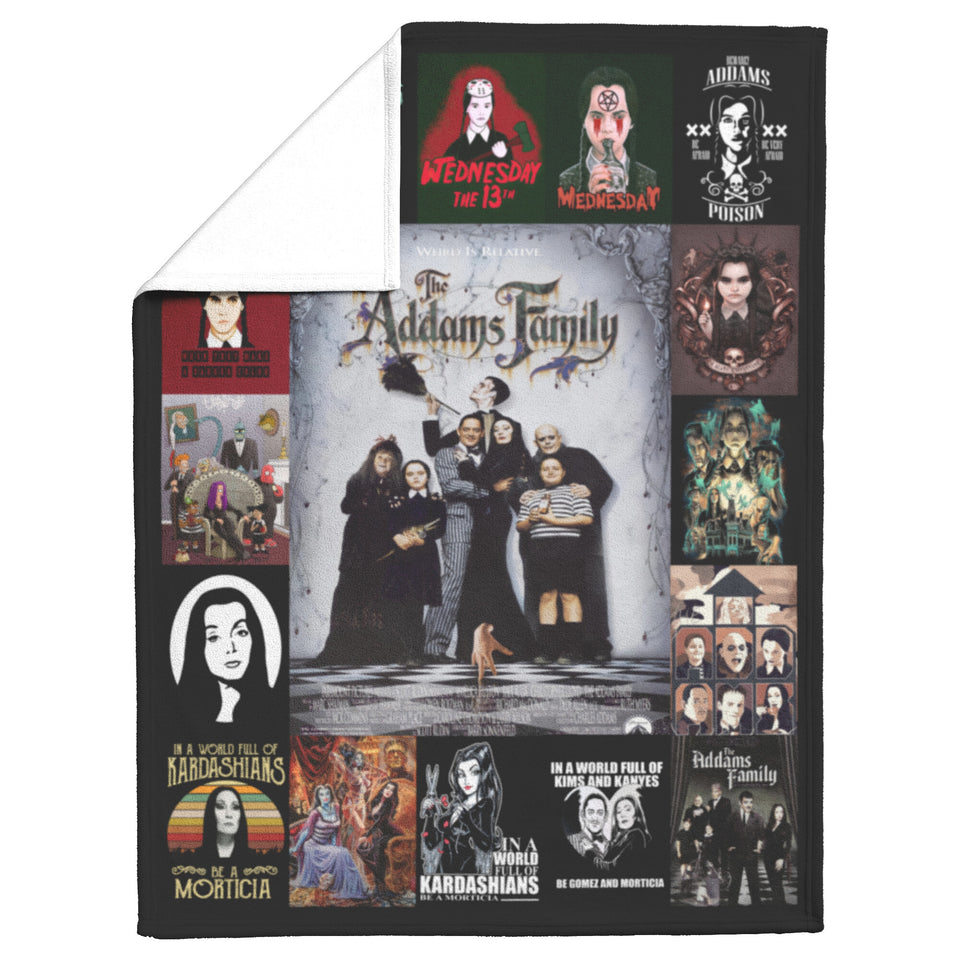 The Addams Family Blanket