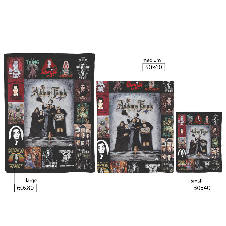 The Addams Family Blanket