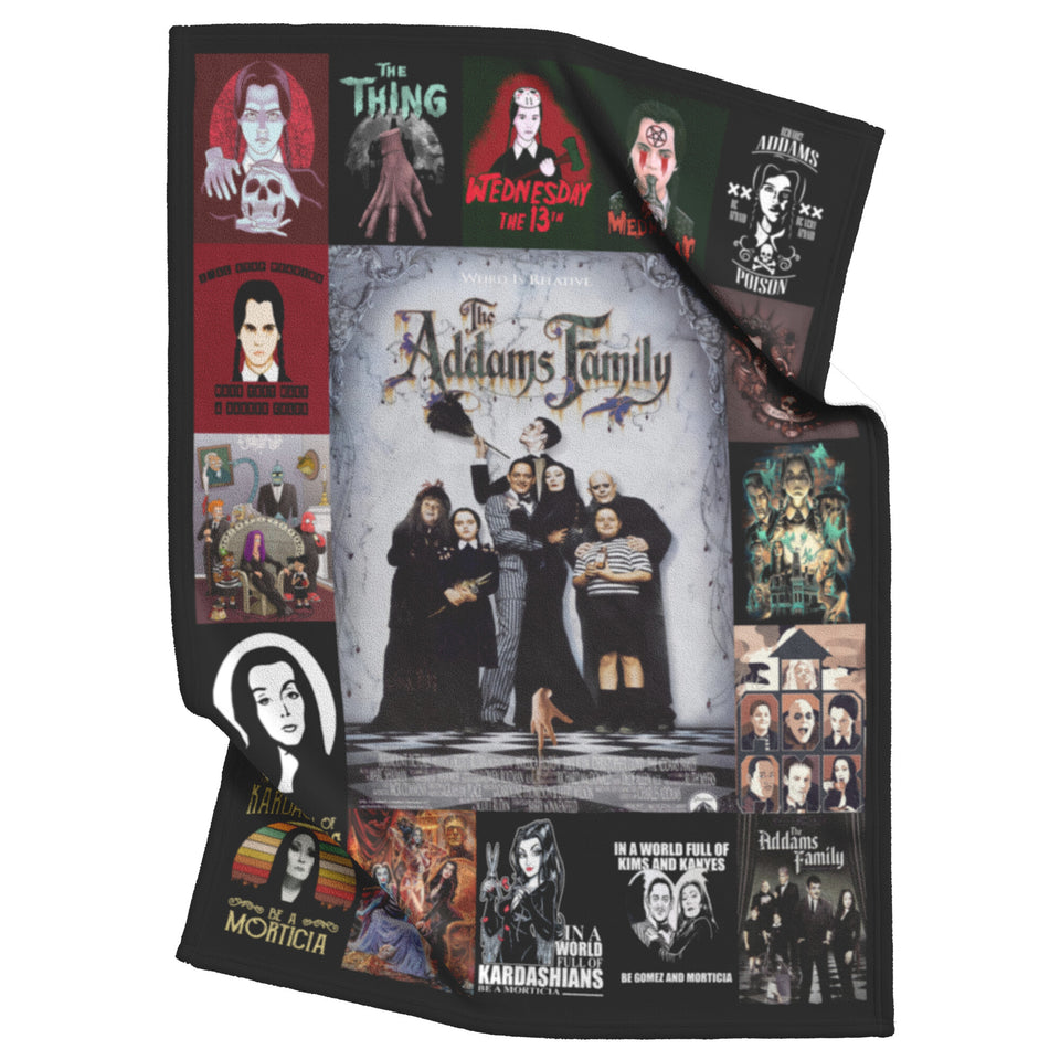 The Addams Family Blanket