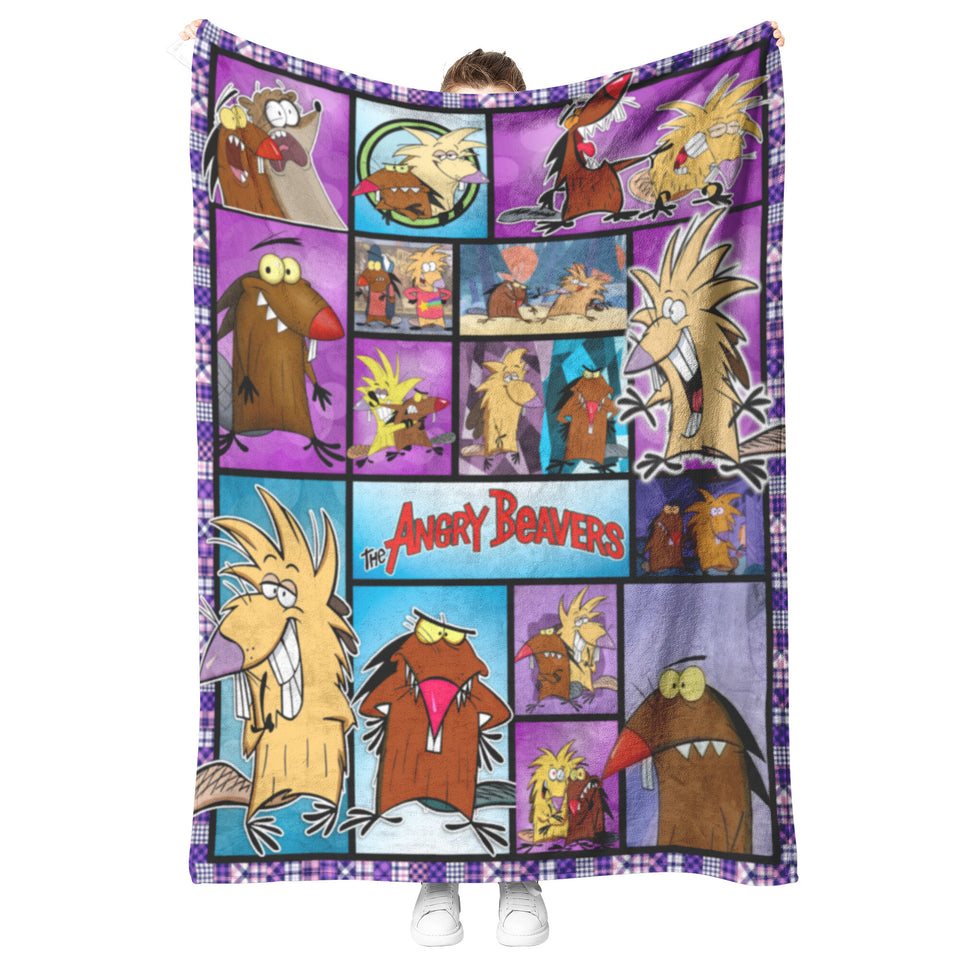 The Angry Beavers Blanket