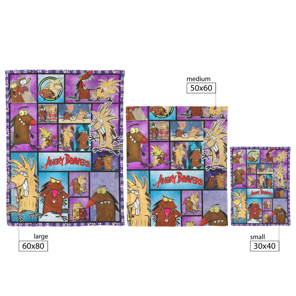 The Angry Beavers Blanket