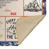 The Lineman – TO MY SON – LOVE DAD Quilt