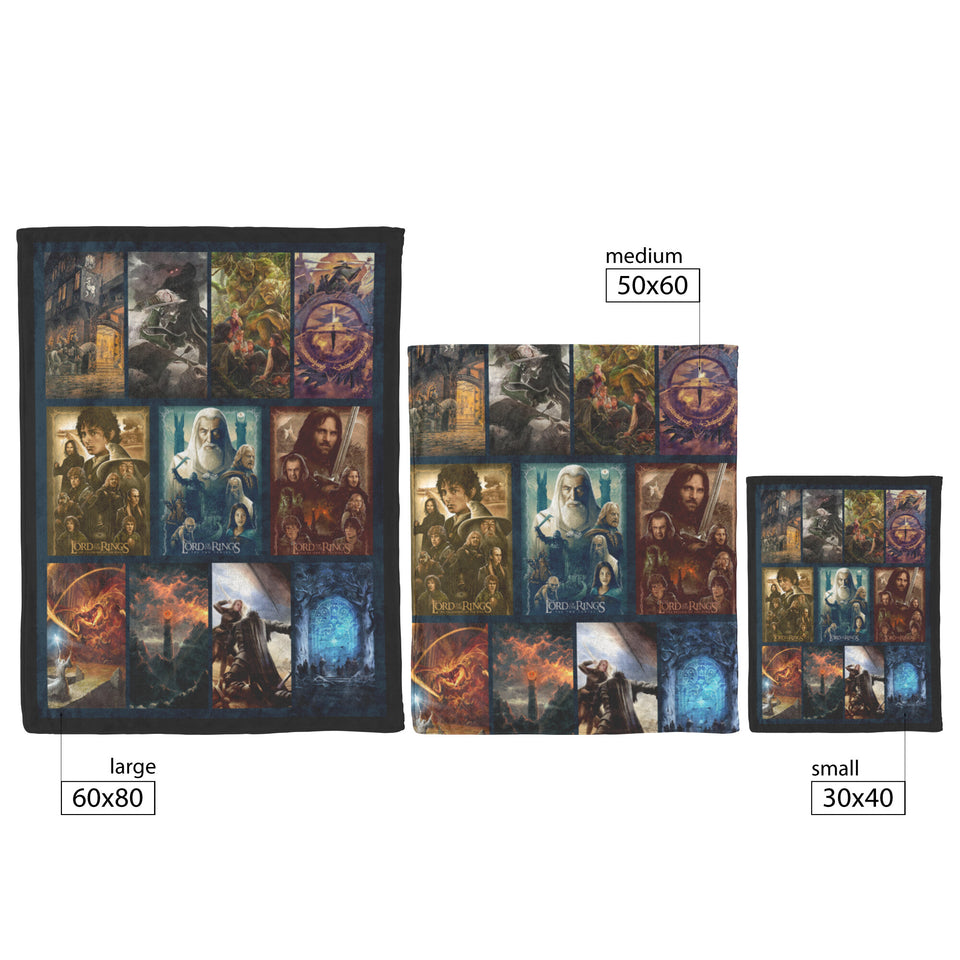 The Lord of the Rings Blanket 30x40