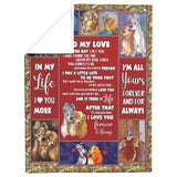 The One Whom My Soul Loves Lady The Tramp Blanket copy