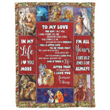 The One Whom My Soul Loves Lady The Tramp Blanket copy