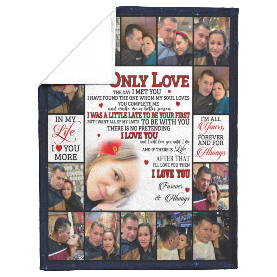 To My Only Love Blanket, The Day I Met You Titanic Fleece, Sherpa Blanket
