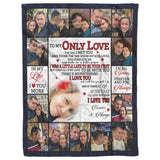 To My Only Love Blanket, The Day I Met You Titanic Fleece, Sherpa Blanket
