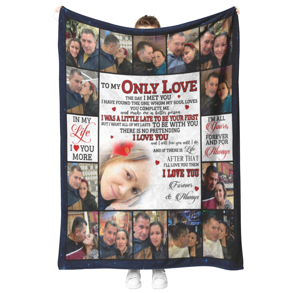 To My Only Love Blanket, The Day I Met You Titanic Fleece, Sherpa Blanket