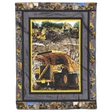 Tractor Quilt, Tractor 3D Quilt Blanket
