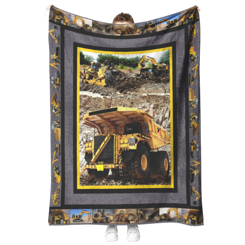Tractor Quilt, Tractor 3D Quilt Blanket