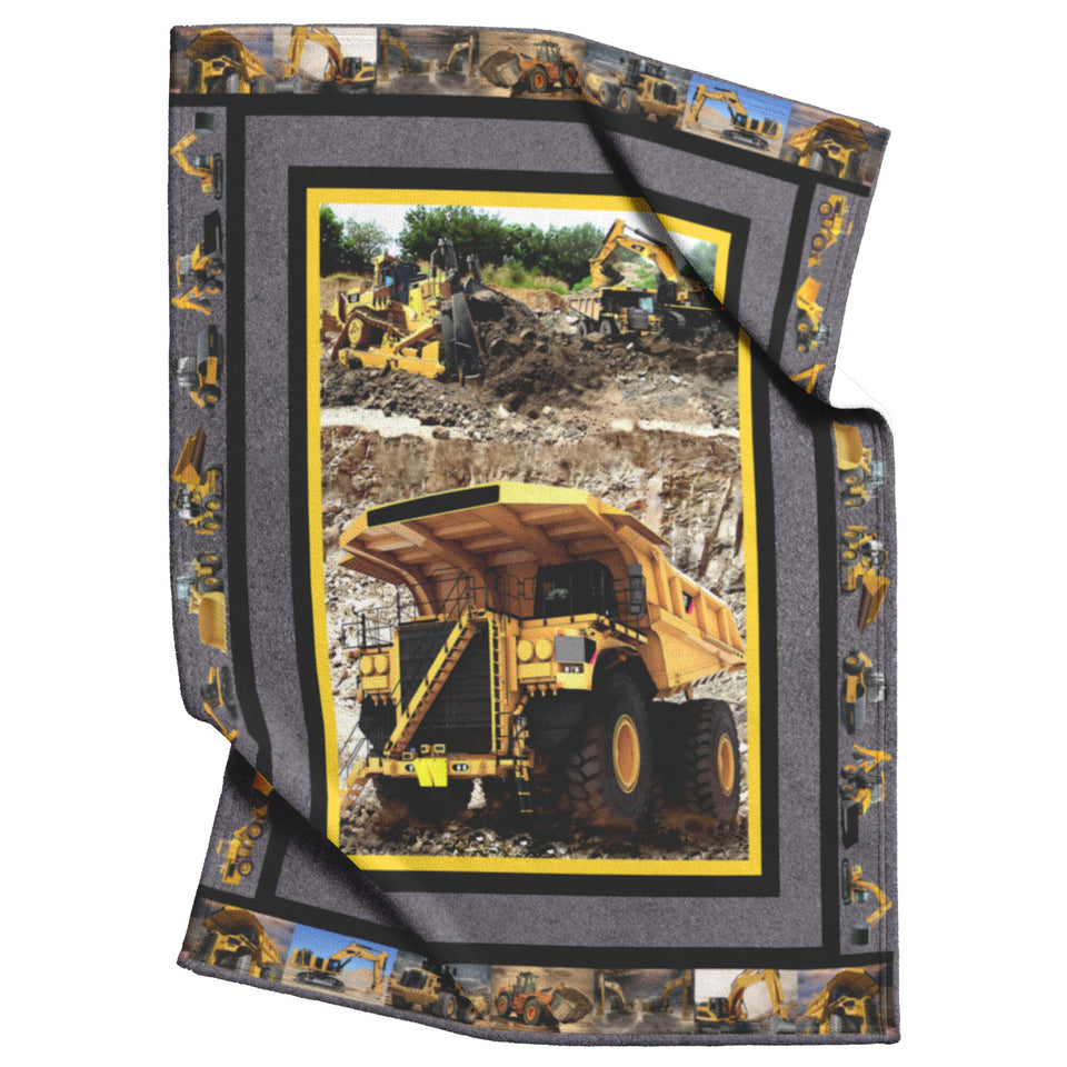 Tractor Quilt, Tractor 3D Quilt Blanket