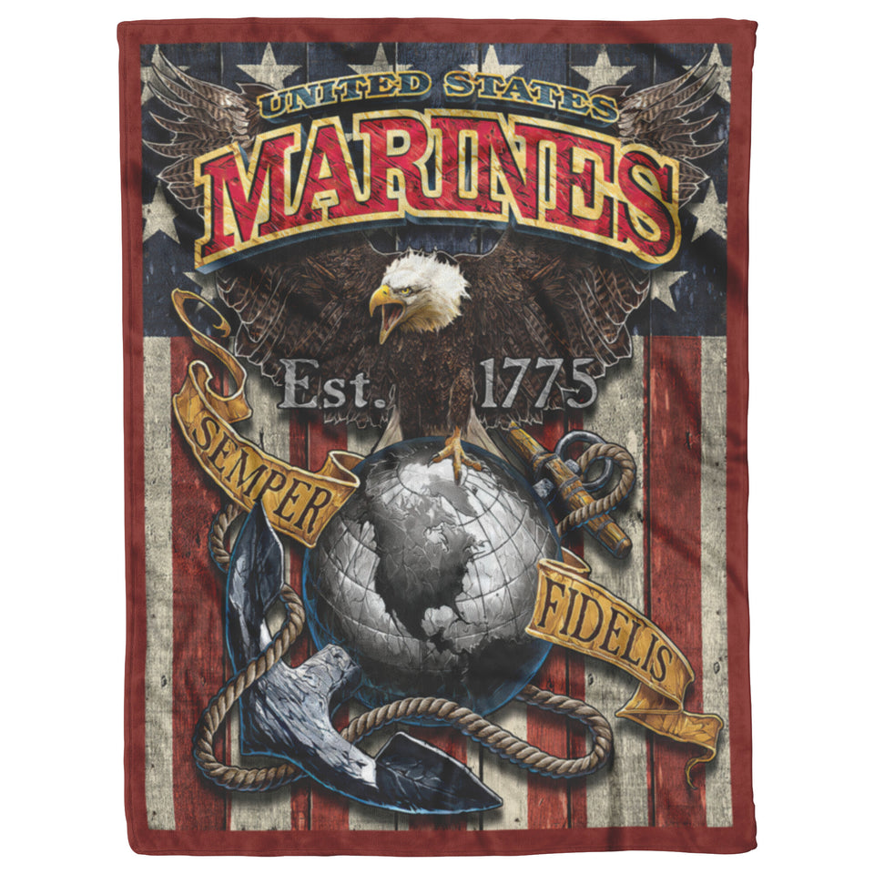 United States Marine Corps blanket