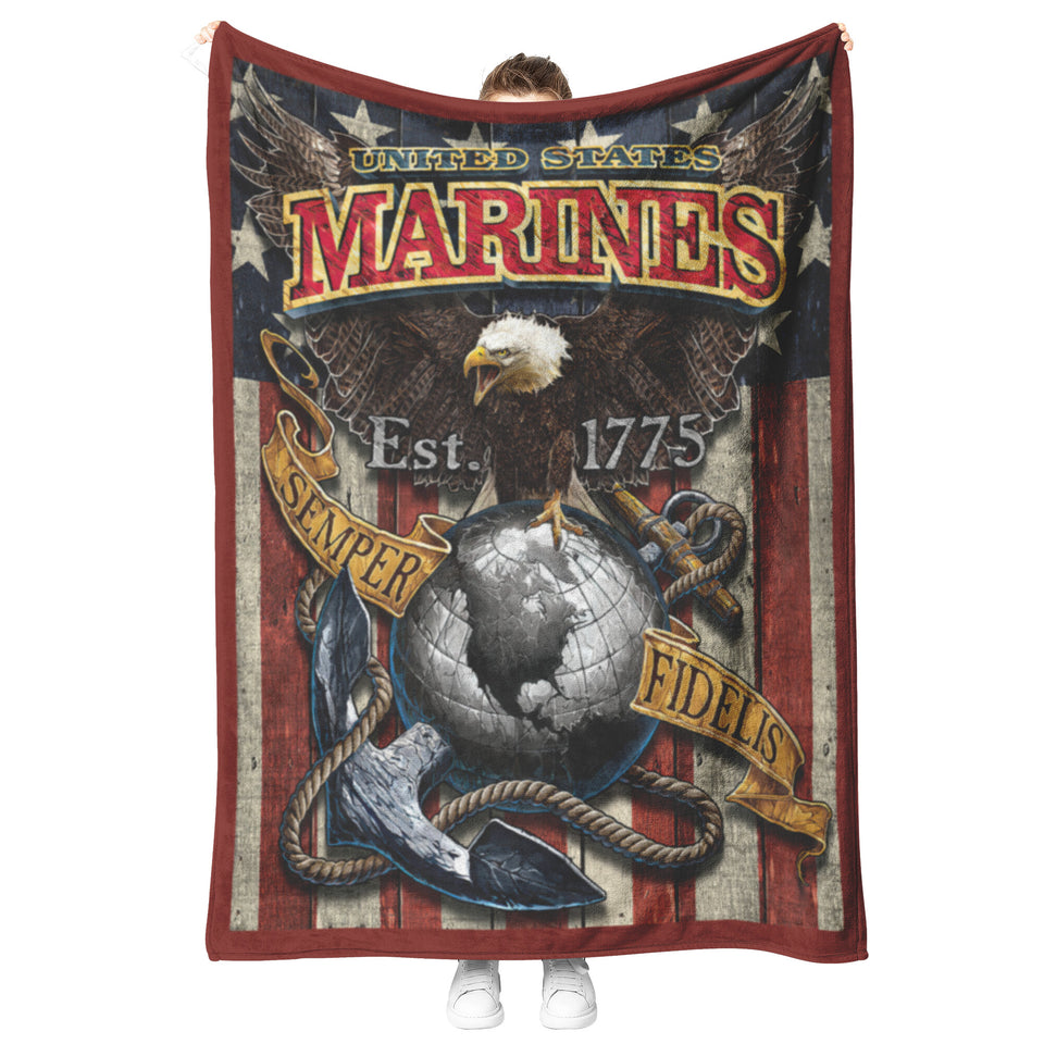 United States Marine Corps blanket