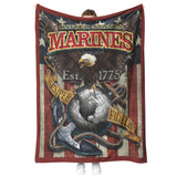 United States Marine Corps blanket